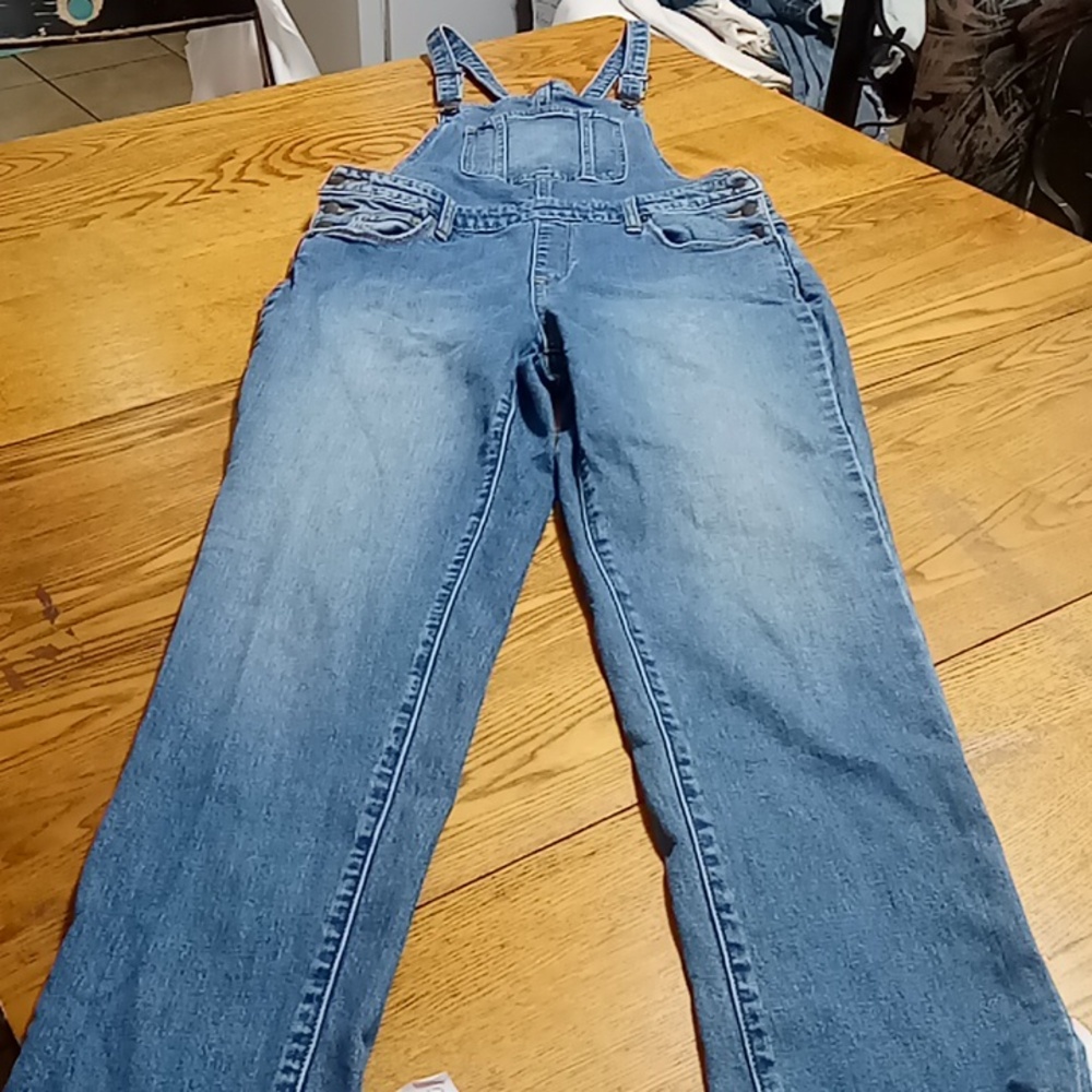 UNIVERSAL THREAD Jeans Overalls Womens Denim  6 / 28 BLUE Bib Casual Preowned